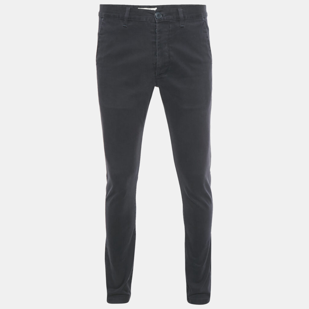 luxury-women-saint-laurent-paris-used-clothes-p1249301-001-1.jpg Saint Laurent Navy Blue Cotton Pants L