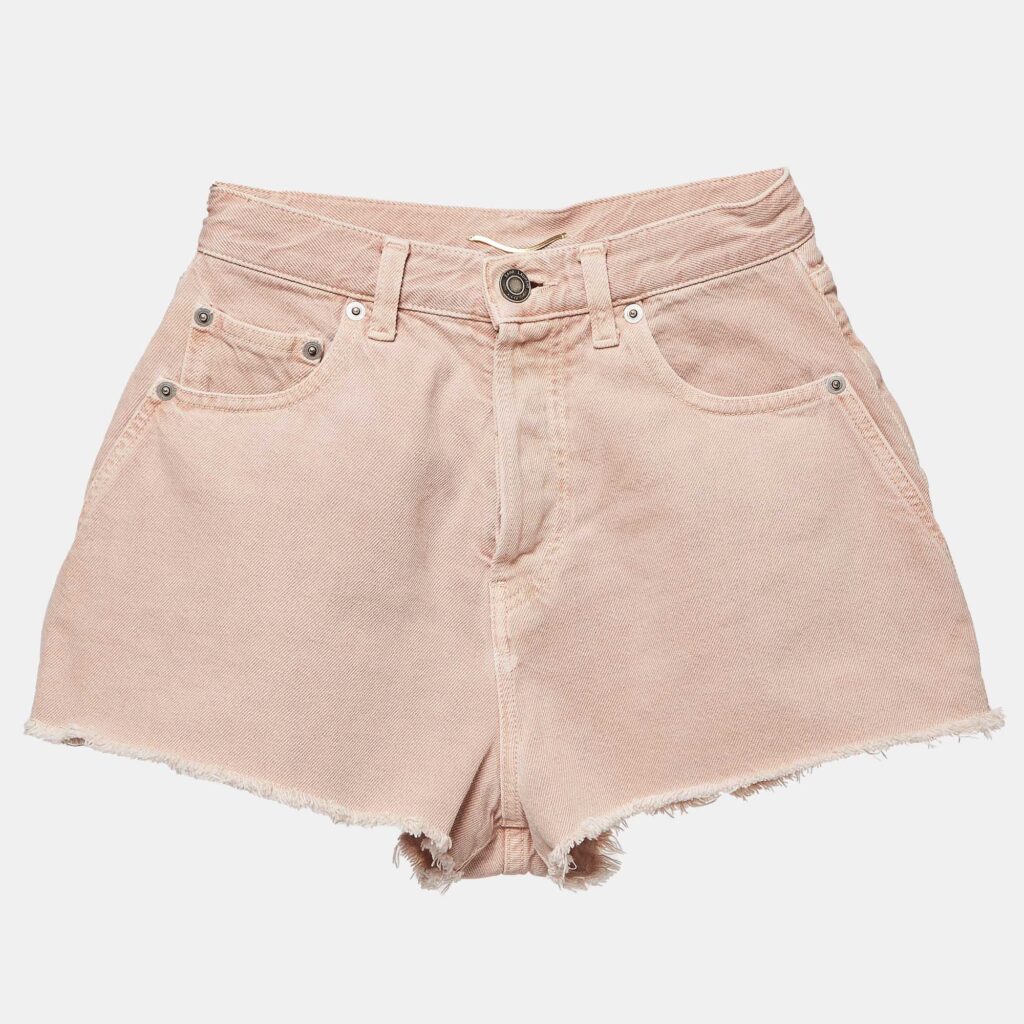 Saint Laurent Vintage Pink Denim Shorts S Waist 24" Saint Laurent Vintage Pink Denim Shorts S Waist 24"