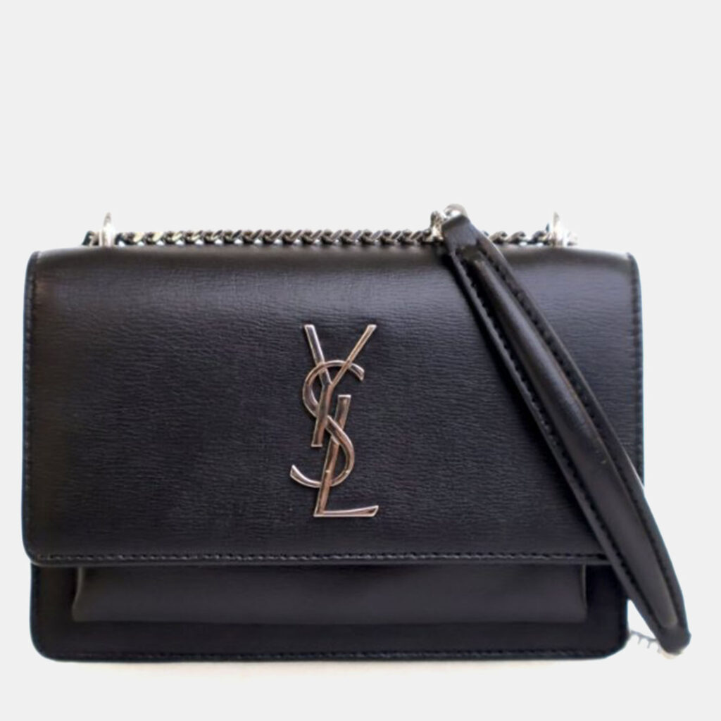Saint Laurent Mini Calfskin Sunset Flap Bag