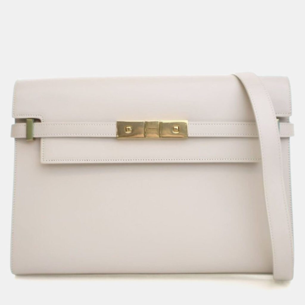 Saint Laurent Medium Leather Manhattan Shoulder Bag