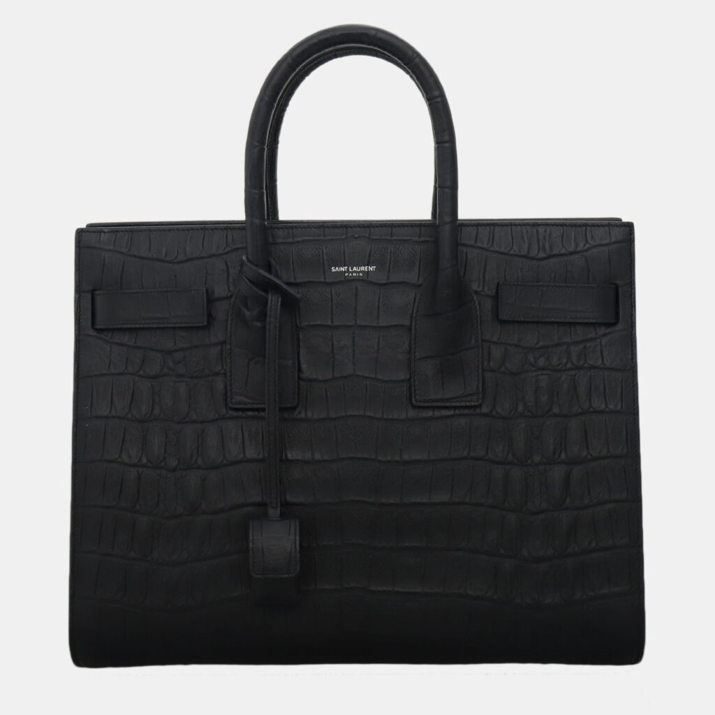 Saint Laurent Paris Croco Sac De Jour Bag Saint Laurent Paris Croco Sac De Jour Bag