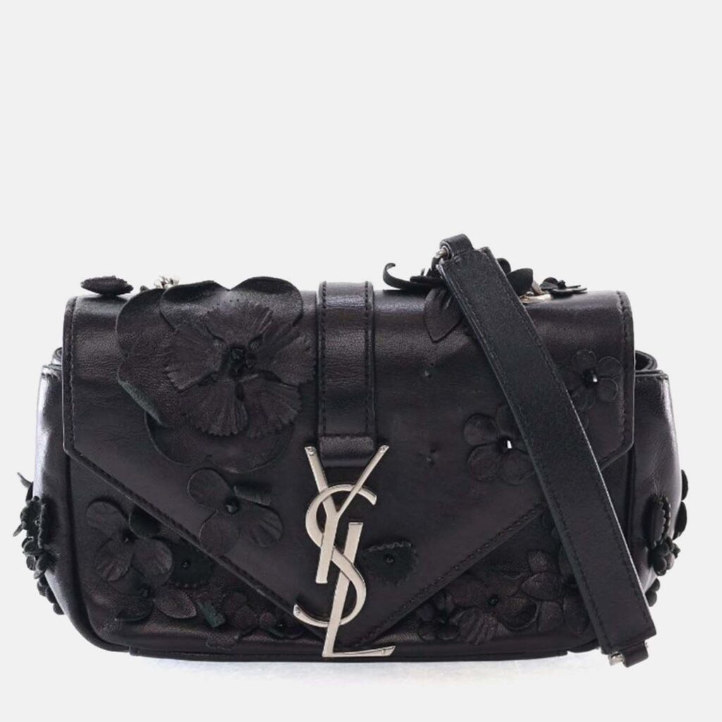 Saint Laurent Baby Lambskin/Beads Monogram Matelasse Classic Bag