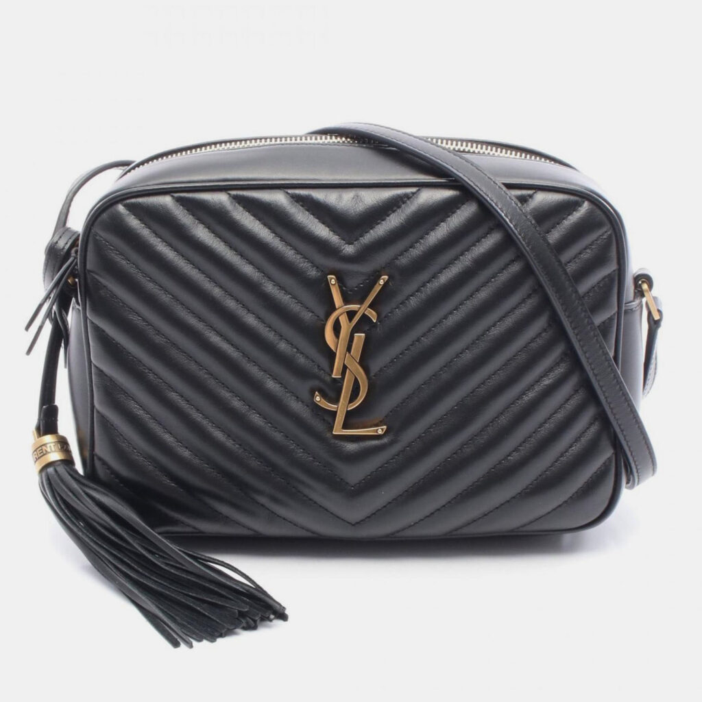 Saint Laurent Paris Lou Monogram Camera Bag/Shoulder Bag Leather Black Saint Laurent Paris Lou Monogram Camera Bag/Shoulder Bag Leather Black
