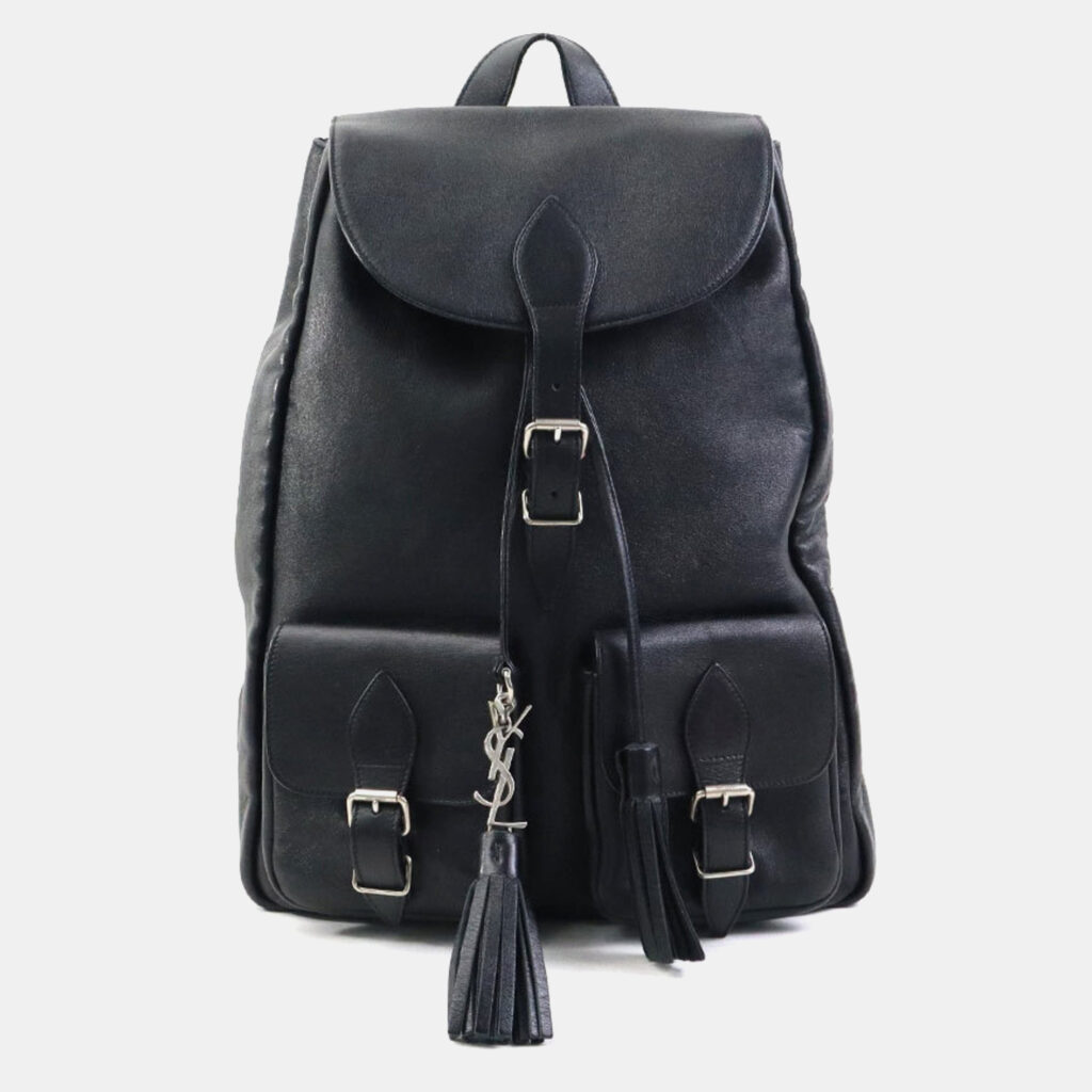 Saint Laurent Saint Laurent Backpack Leather Black Saint Laurent Saint Laurent Backpack Leather Black