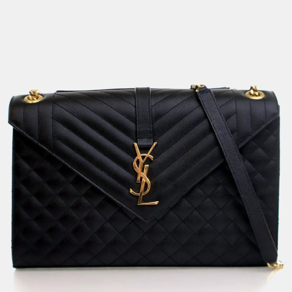 Saint Laurent Large Calfskin Envelope Flap Bag Saint Laurent Large Calfskin Envelope Flap Bag