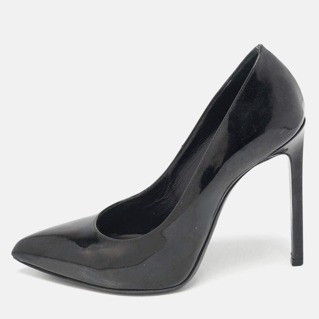 Saint Laurent Black Patent Leather Anja Pumps Size 36 Saint Laurent Black Patent Leather Anja Pumps Size 36