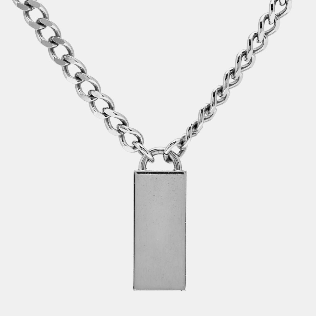 Salvatore Ferragamo Silver Tone Necklace Salvatore Ferragamo Silver Tone Necklace