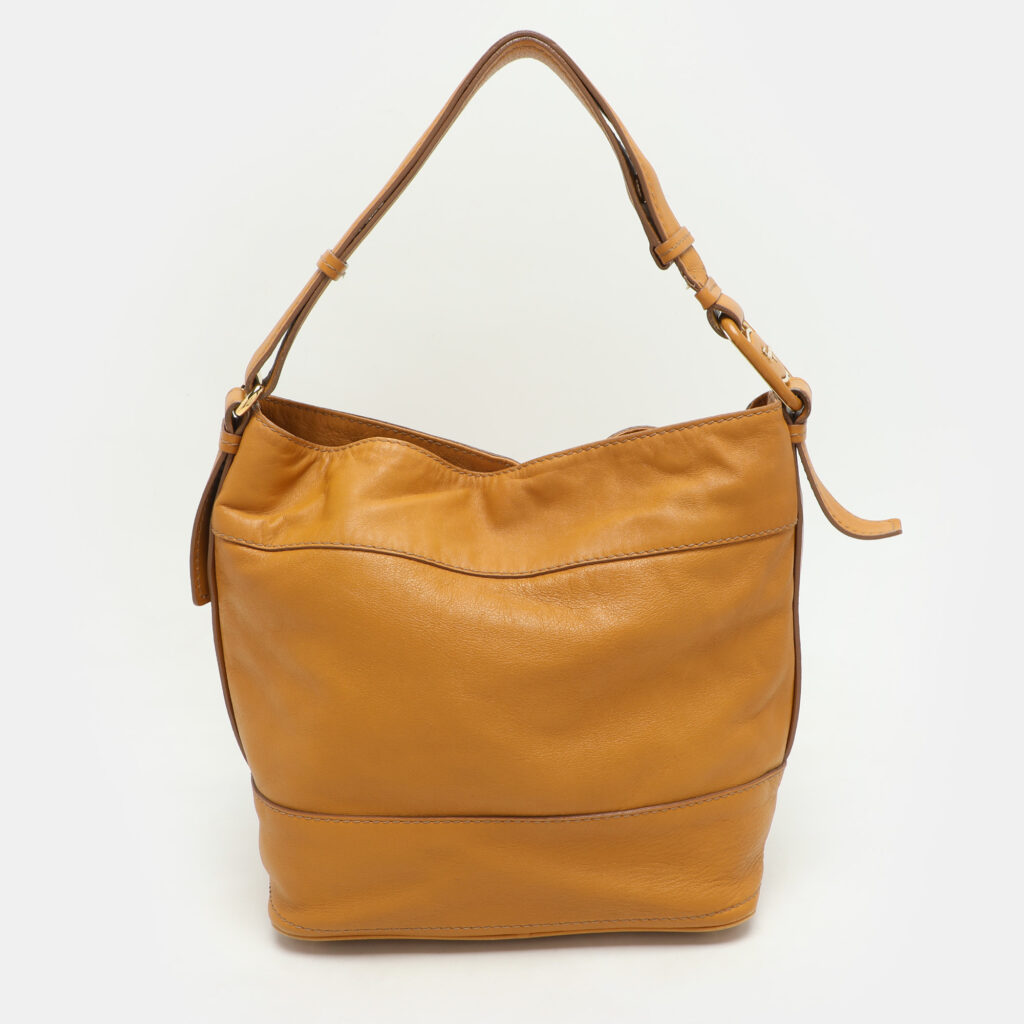 Salvatore Ferragamo Mustard Leather Hobo Salvatore Ferragamo Mustard Leather Hobo