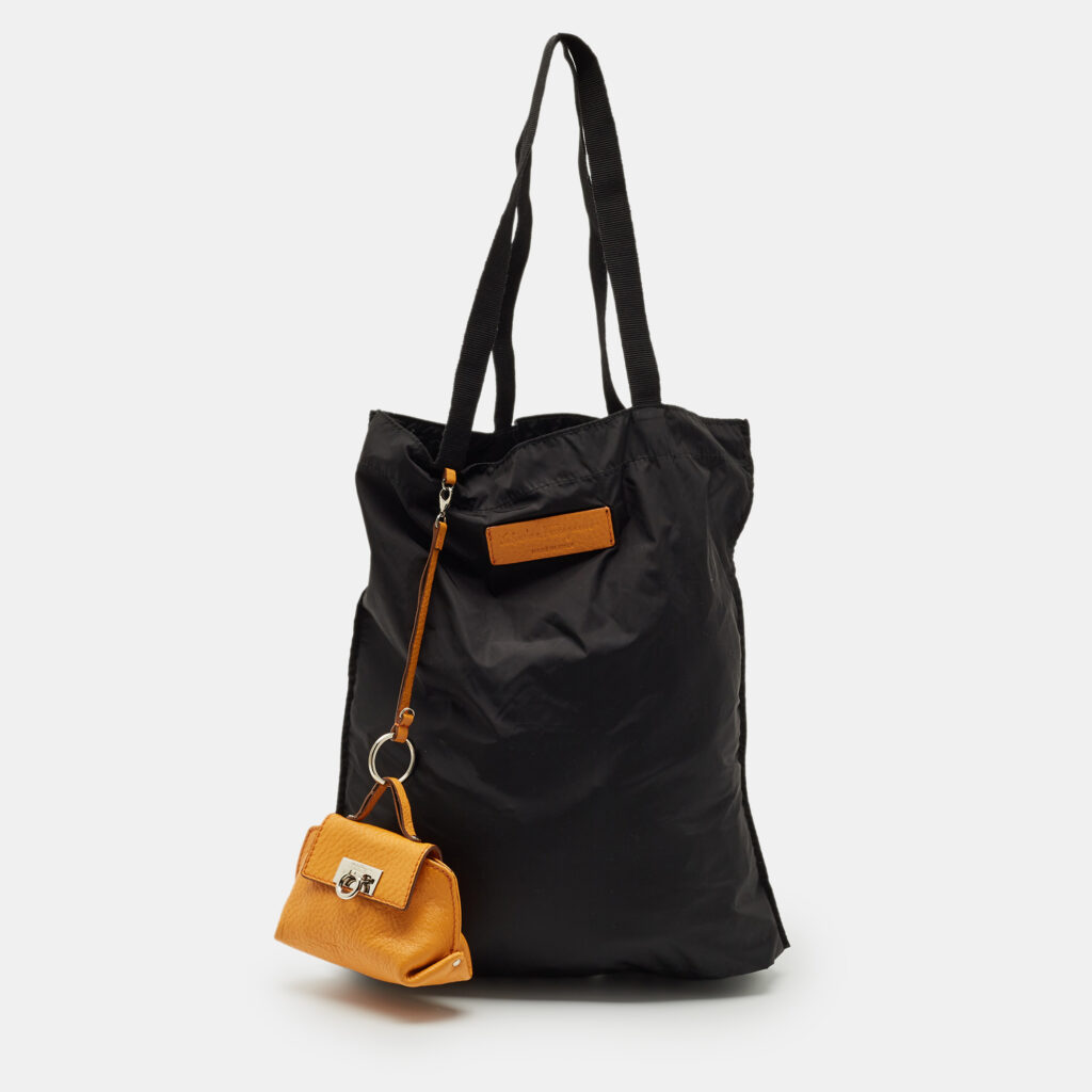 Salvatore Ferragamo Black Nylon Tote Salvatore Ferragamo Black Nylon Tote