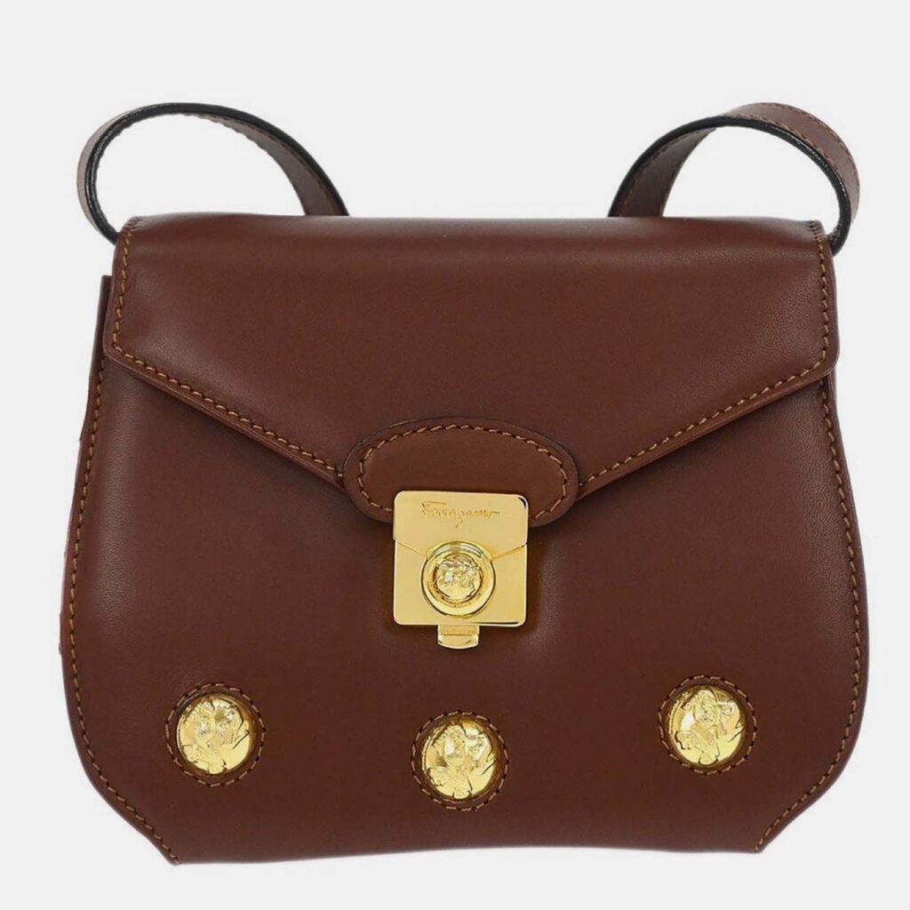 Salvatore Ferragamo Brown Shoulder Bag Salvatore Ferragamo Brown Shoulder Bag