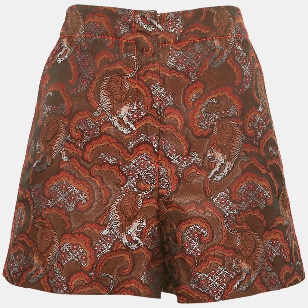 Sandro Brown/Multicolor Jacquard Shorts L Sandro Brown/Multicolor Jacquard Shorts L