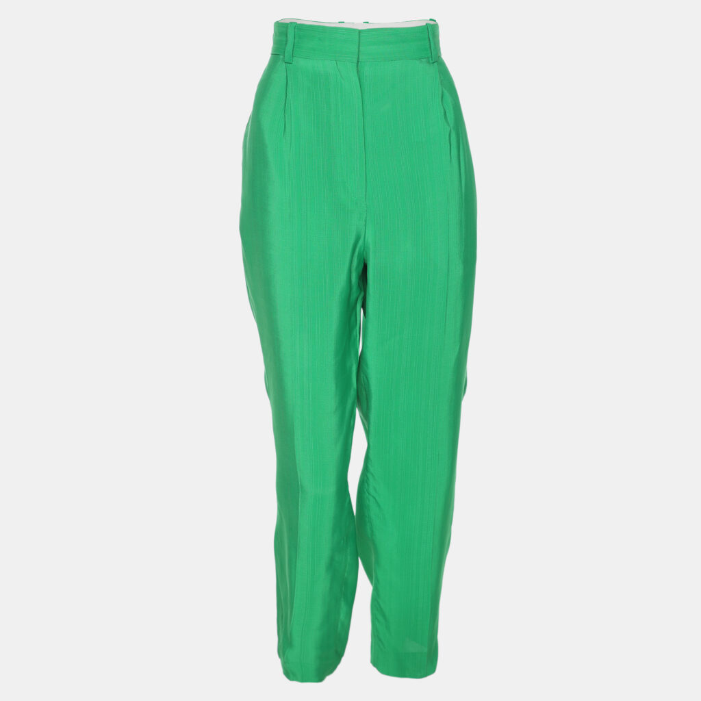 Sandro Green Jacquard Trousers M Sandro Green Jacquard Trousers M