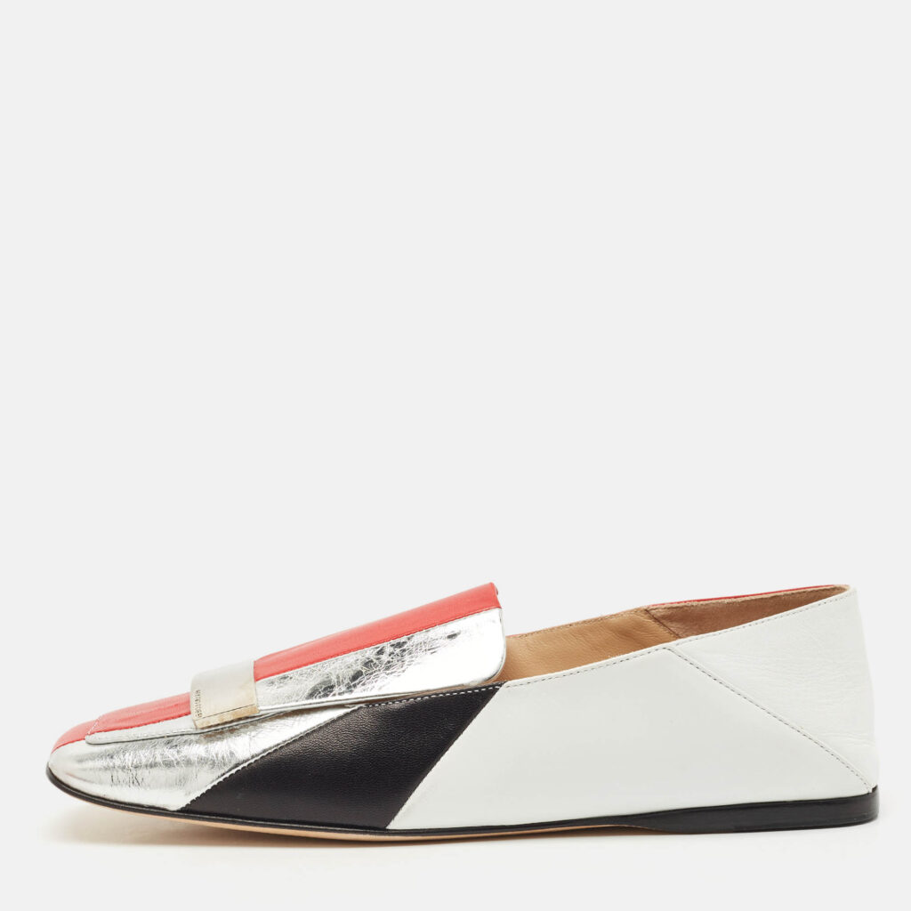 Sergio Rossi Multicolor Leather SR1 Loafers Size 36.5 Sergio Rossi Multicolor Leather SR1 Loafers Size 36.5
