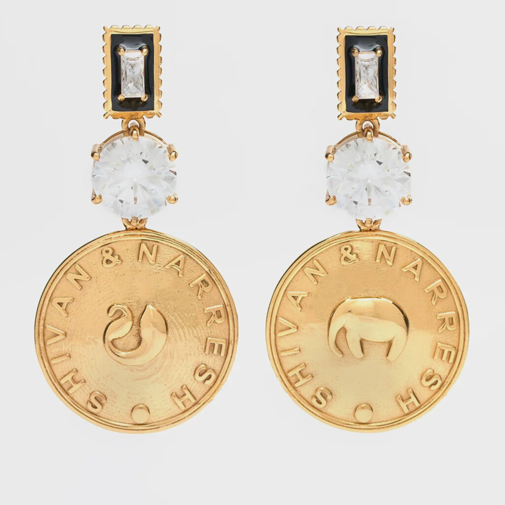 Aulerth x Shivan & Narresh Numisma Drop Earrings Aulerth x Shivan & Narresh Numisma Drop Earrings