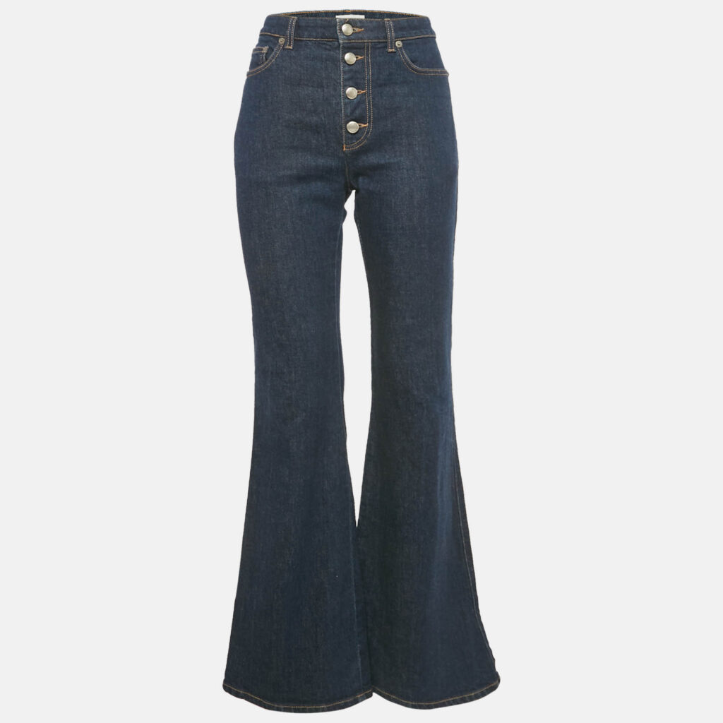 Sonia Rykiel Blue Denim Flared Jeans M/Waist 30"