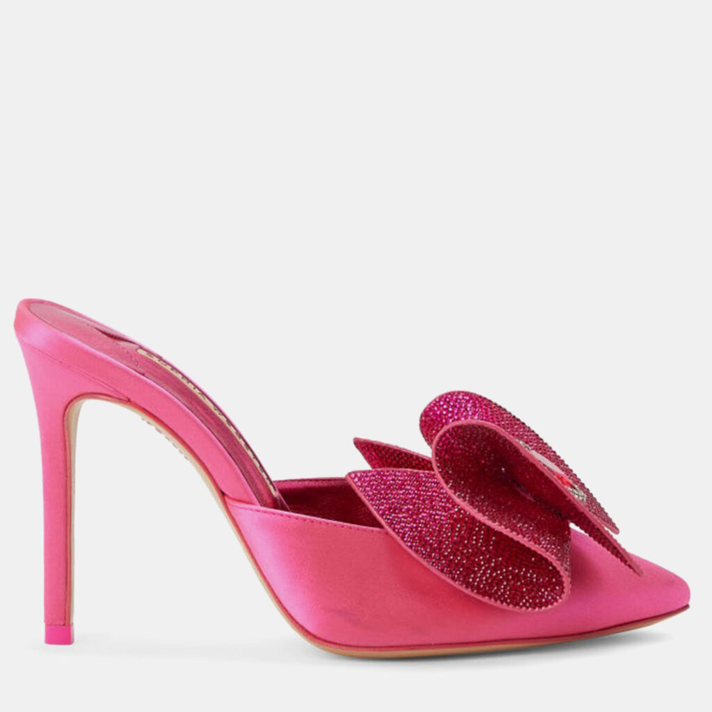 Sophia Webster Leah Pink Leather Mule