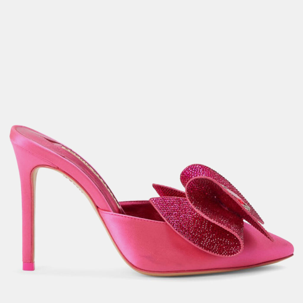 Sophia Webster Leah Pink Leather Mule
