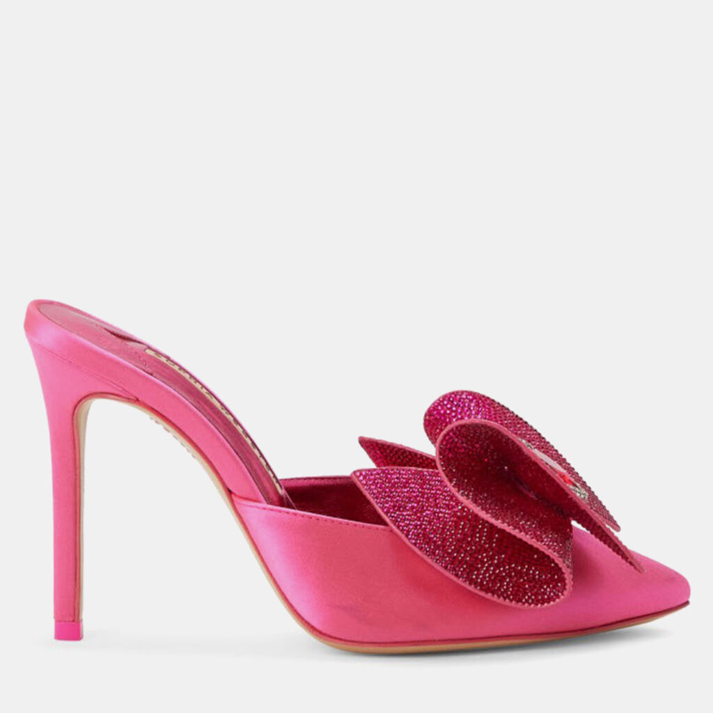 Sophia Webster Leah Pink Leather Mule
