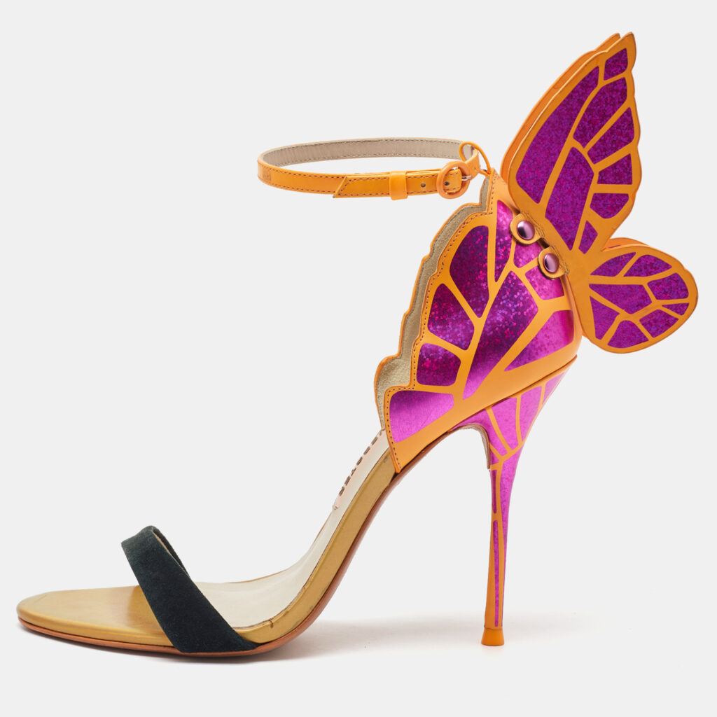 Sophia Webster Multicolor Leather Chiara Ankle Strap Sandals Size 37.5 Sophia Webster Multicolor Leather Chiara Ankle Strap Sandals Size 37.5