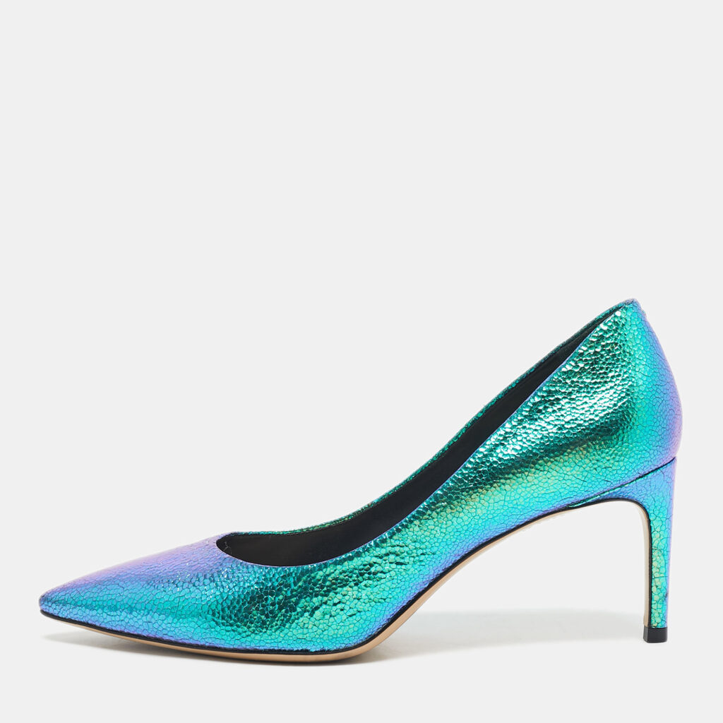 Sophia Webster Multicolor Iridescent Leather Rio Pumps Size 39.5 Sophia Webster Multicolor Iridescent Leather Rio Pumps Size 39.5