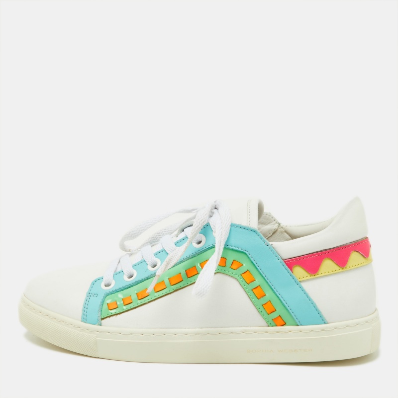 luxury-women-sophia-webster-used-shoes-p926715-1706335660-004-1.jpg Sophia Webster Multicolor Leather Riko Sneakers Size 38.5