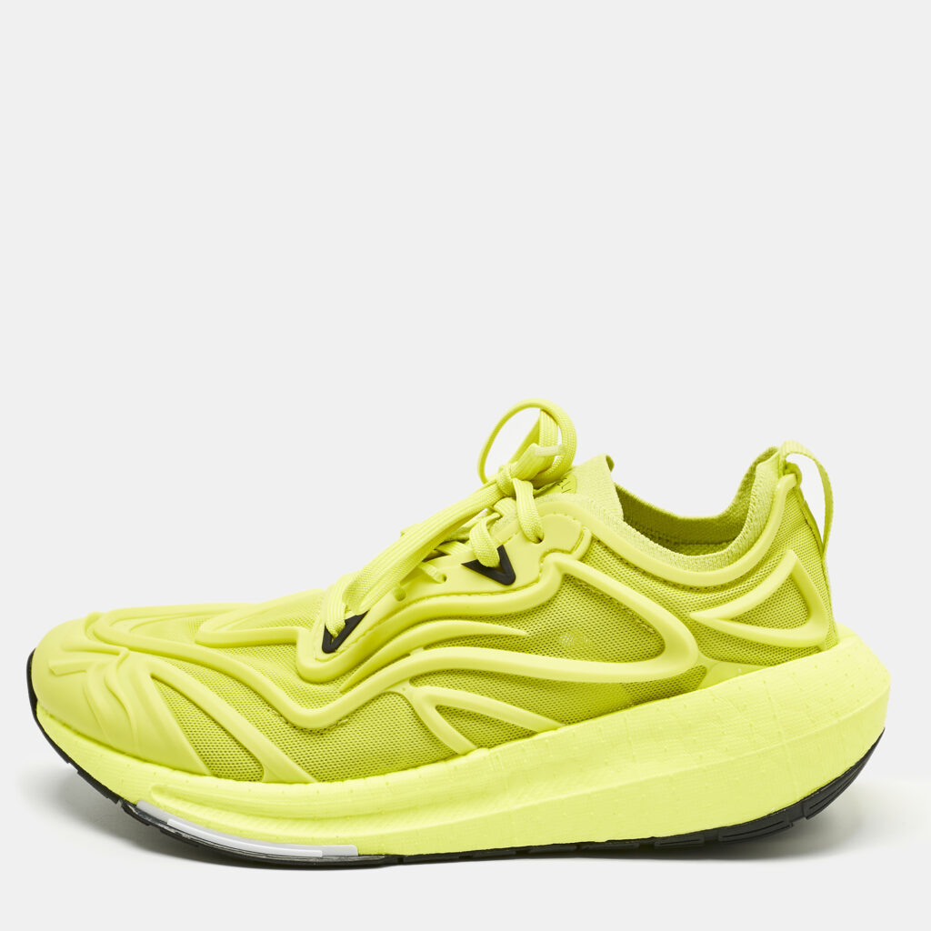 Stella McCartney x Adidas Neon Yellow Mesh Ultra Boost 23 Shock Slime Sneakers Size 38 Stella McCartney x Adidas Neon Yellow Mesh Ultra Boost 23 Shock Slime Sneakers Size 38