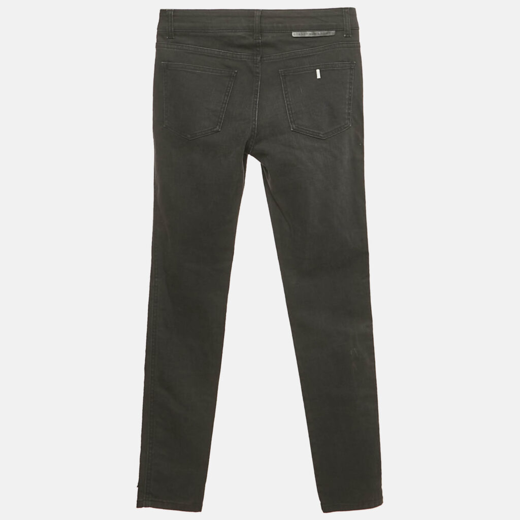 Stella McCartney Black Denim Decorated Detail Jeans S