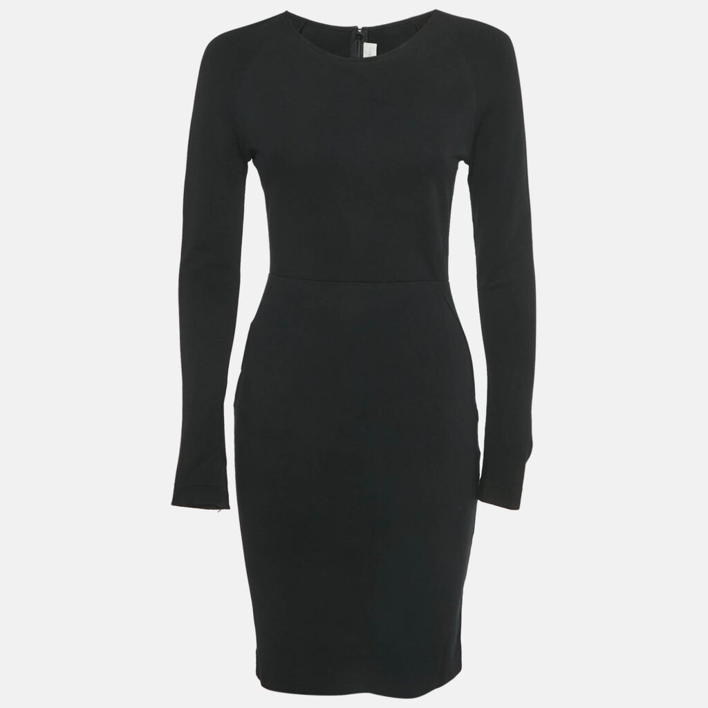 Stella McCartney Black Stretch Knit Short Dress M Stella McCartney Black Stretch Knit Short Dress M