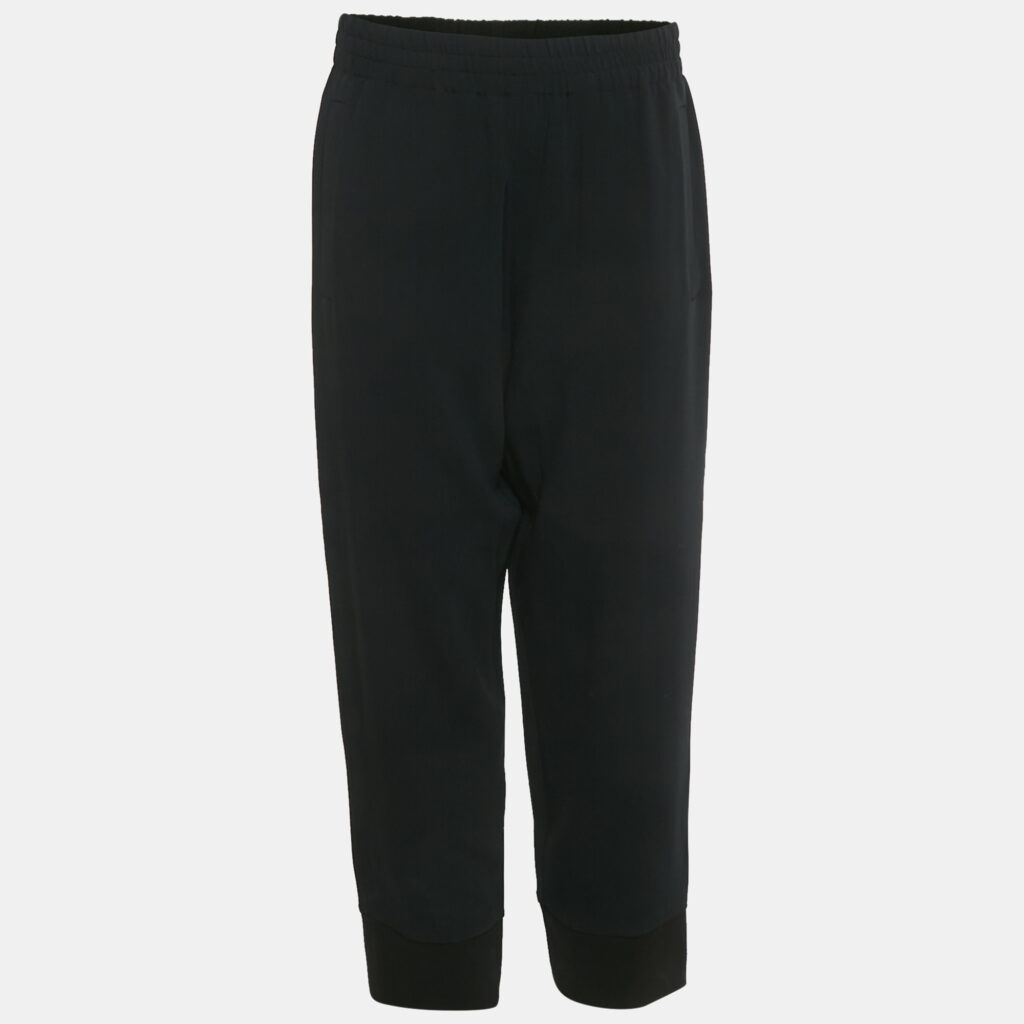 Stella McCartney Black Crepe Trousers M Stella McCartney Black Crepe Trousers M