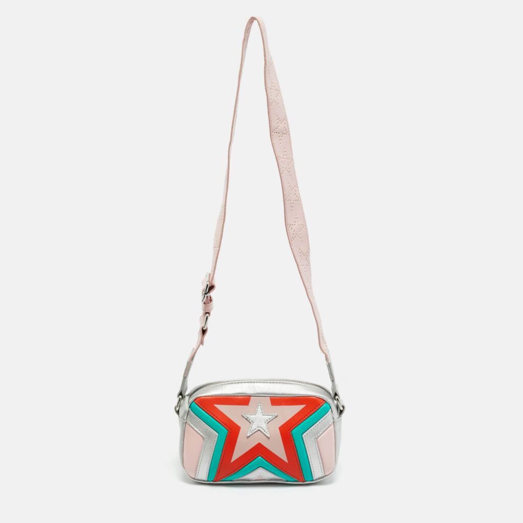 Stella McCartney Multicolor Faux Leather Star Crossbody Bag Stella McCartney Multicolor Faux Leather Star Crossbody Bag