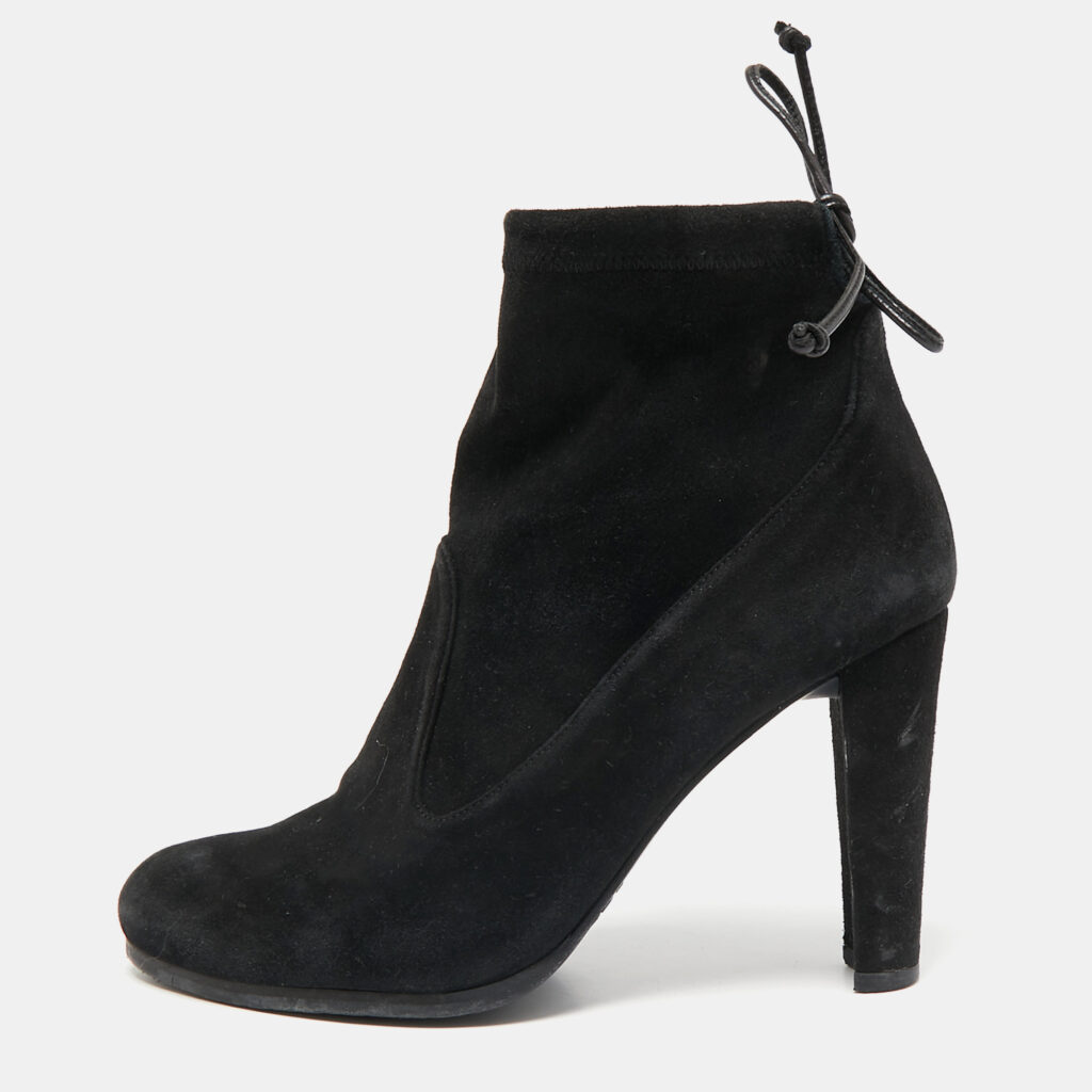 Stuart Weitzman Black Suede Ankle Boots Size 38.5 Stuart Weitzman Black Suede Ankle Boots Size 38.5