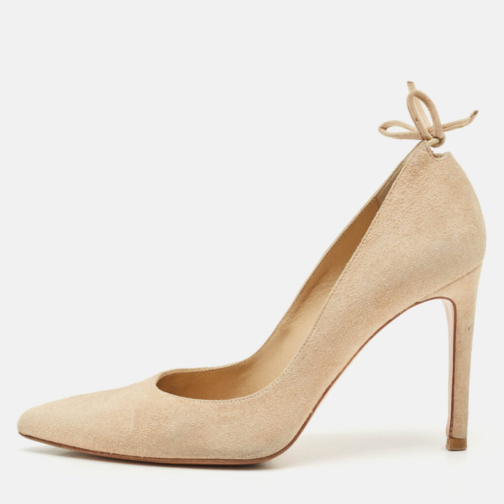 Stuart Weitzman Beige Suede Pointed Toe Pumps Size 36 Stuart Weitzman Beige Suede Pointed Toe Pumps Size 36
