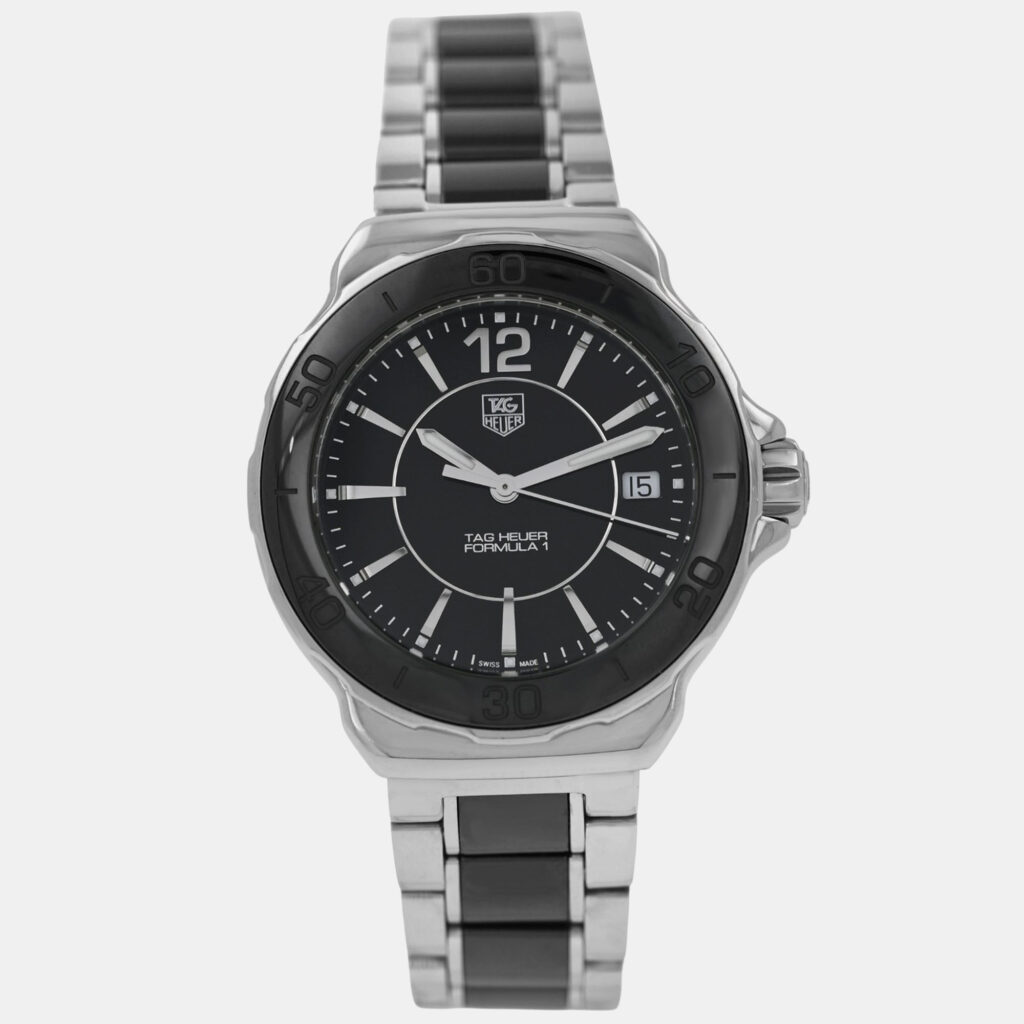 Tag Heuer Formula 1 WAH1210.BA0859 Quartz Black Ceramic Stainless Steel Women's Wristwatch 34 mm Tag Heuer Formula 1 WAH1210.BA0859 Quartz Black Ceramic Stainless Steel Women's Wristwatch 34 mm
