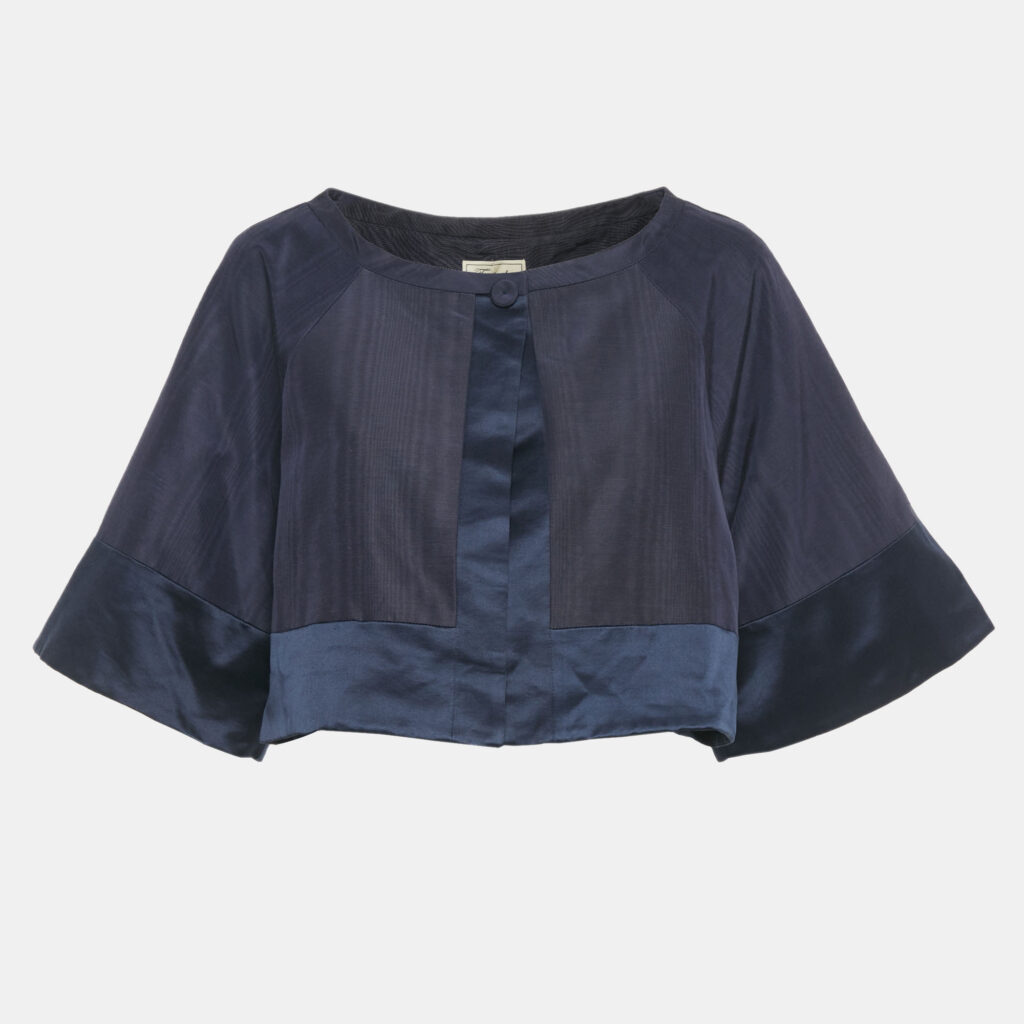 luxury-women-temperly-london-new-clothes-p1245663-001-1.jpg Temperley Bolero Navy Blue Jacket Palais Cropped Jacket XL