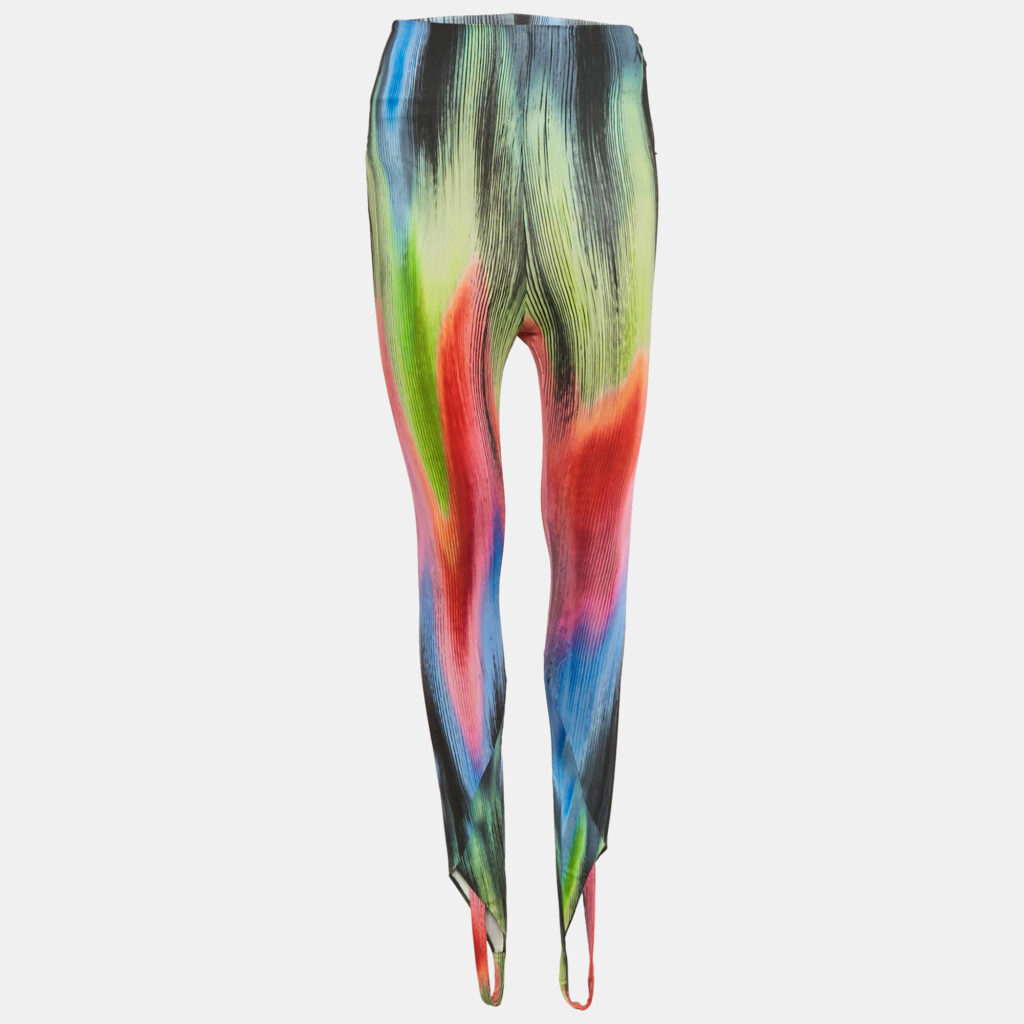 luxury-women-the-attico-used-clothes-p1250786-001-1.jpg The Attico Multicolor Jersey Jamie High-Rise Stirrup Leggings S