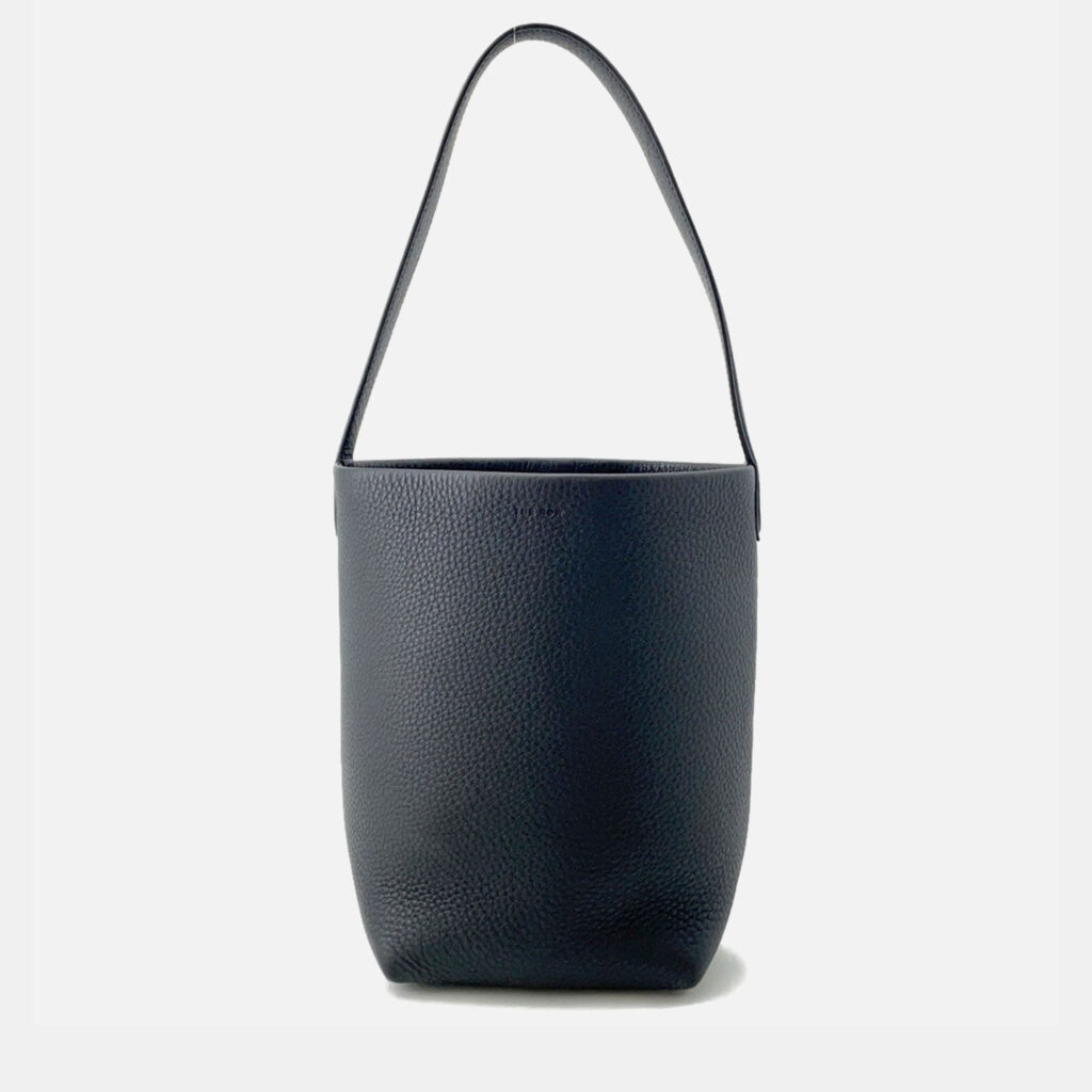 The Row N/S Park Tote Black Calf Leather Size Small The Row N/S Park Tote Black Calf Leather Size Small