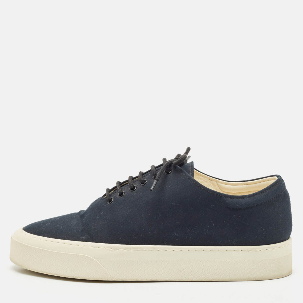 The Row Black Canvas Marie H Sneakers Size 39