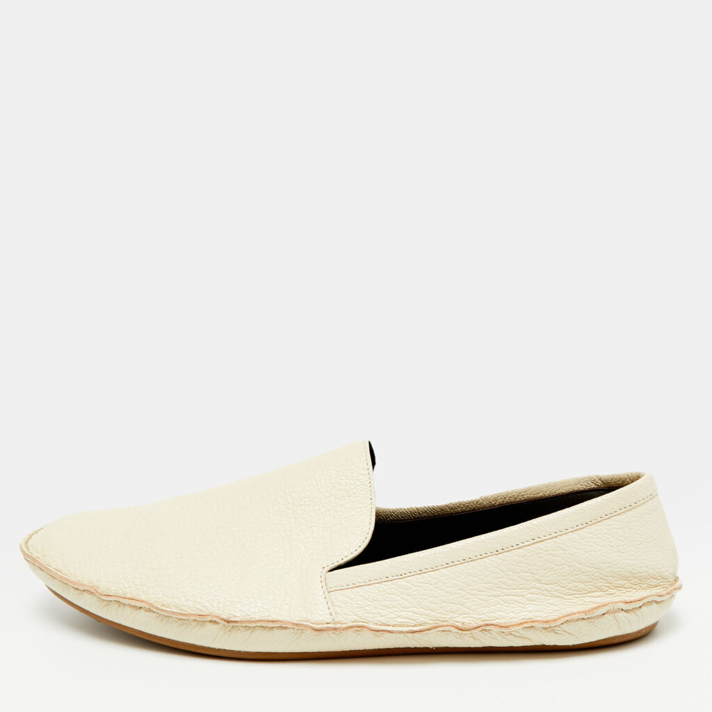 The Row Cream Leather Ballet Flats Size 37