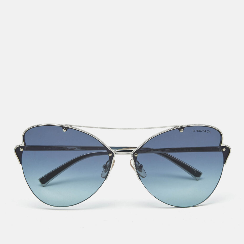 Tiffany & Co. Blue Gradient TF3063 Butterfly Sunglasses