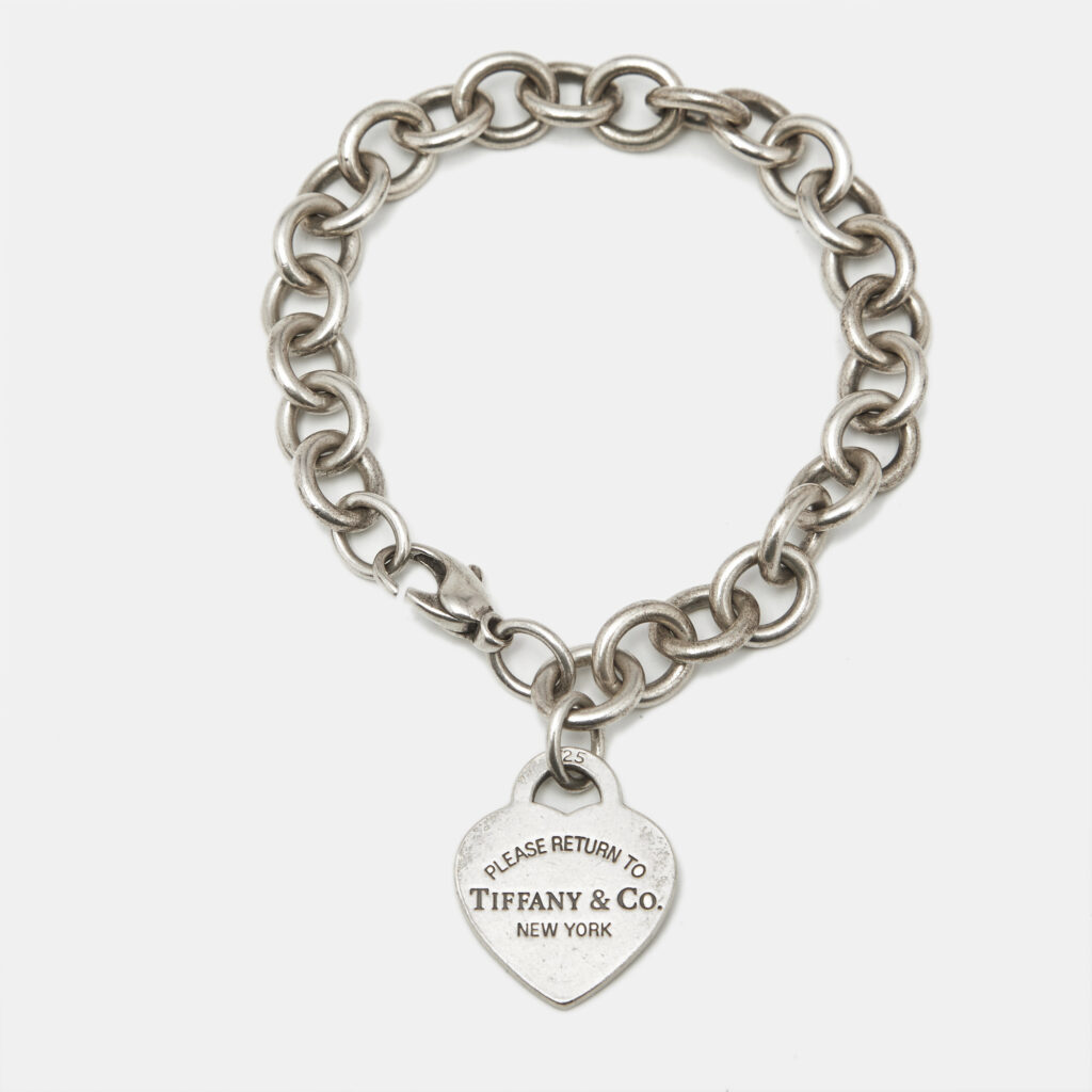 Tiffany & Co. Return To Tiffany Heart Tag Sterling Silver Bracelet Tiffany & Co. Return To Tiffany Heart Tag Sterling Silver Bracelet