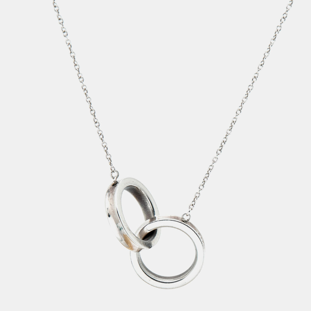 Tiffany & Co. 1837 Interlocking Circles Sterling Silver Necklace