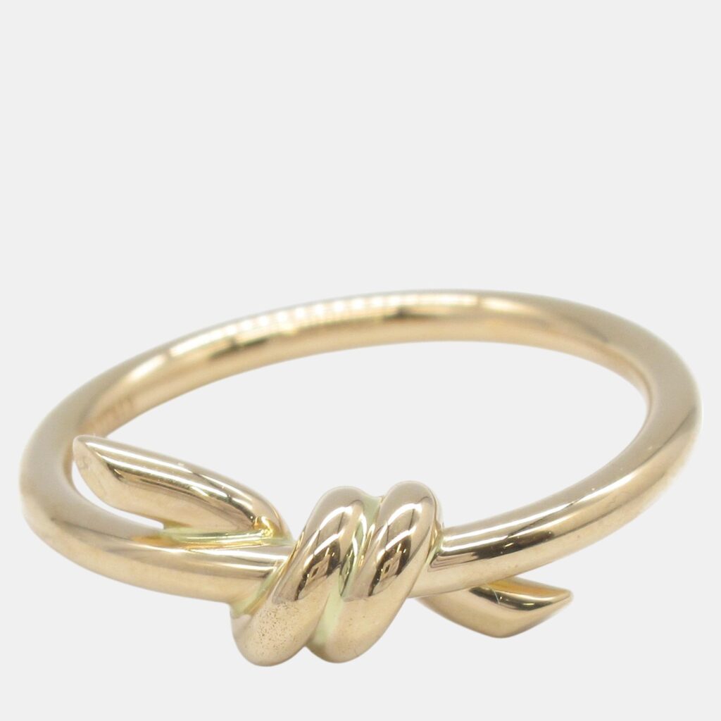 Tiffany & Co. 18K Pink Gold Knot Ring EU 50 Tiffany & Co. 18K Pink Gold Knot Ring EU 50