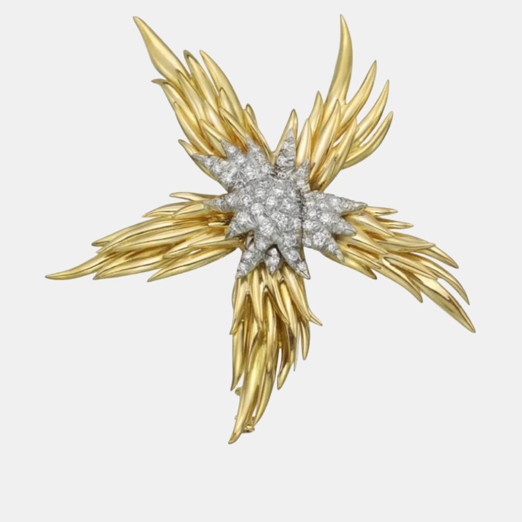 luxury-women-tiffany-co-used-fine-jewelry-p1249102-006-1.jpg Tiffany & Co. Schlumberger Flame Brooch Yellow Gold Diamond
