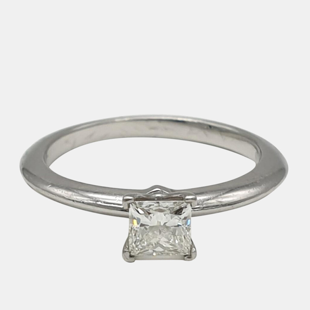 Tiffany & Co. platinum 0.43ct Diamond Ring K12 EU 52 Tiffany & Co. platinum 0.43ct Diamond Ring K12 EU 52
