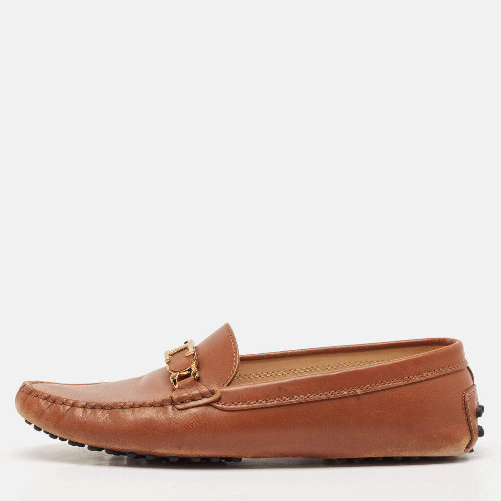 Tod's Brown Leather Penny Loafers Size 39.5 Tod's Brown Leather Penny Loafers Size 39.5