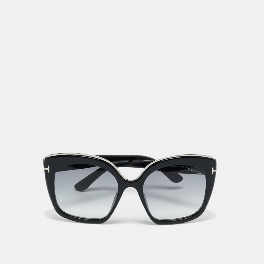 Tom Ford Black Gradient TF944 Chantalle Butterfly Sunglasses Tom Ford Black Gradient TF944 Chantalle Butterfly Sunglasses