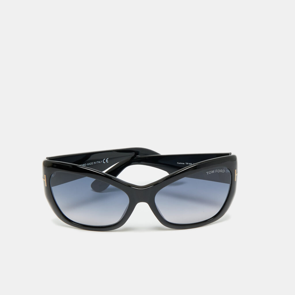Tom Ford Black Gradient TF460 Corinne Butterfly Sunglasses Tom Ford Black Gradient TF460 Corinne Butterfly Sunglasses