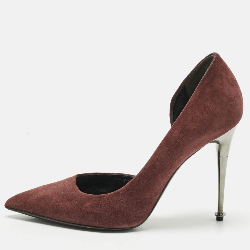 Tom Ford Burgundy Suede D'orsay Pointed Toe Pumps Size 38 Tom Ford Burgundy Suede D'orsay Pointed Toe Pumps Size 38