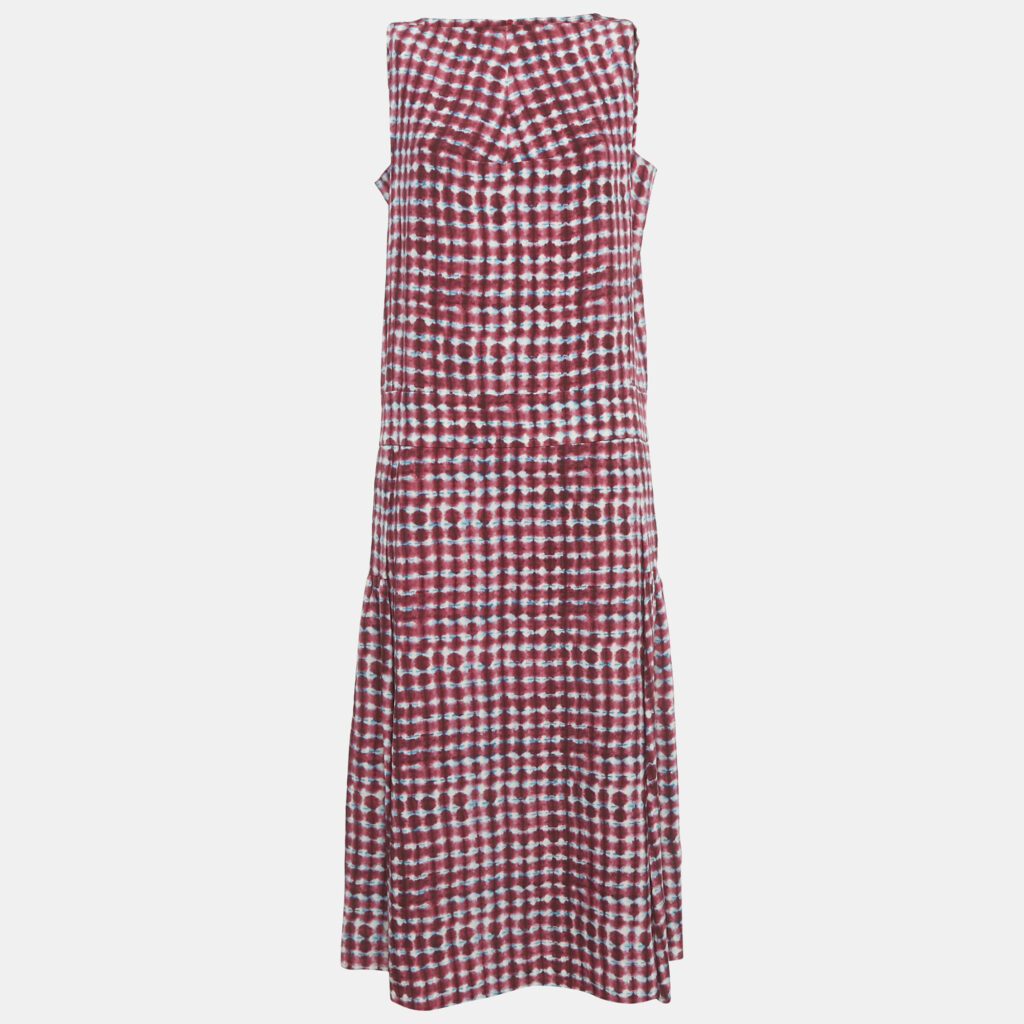 Tory Burch Pink Tie-Dye Silk Maxi Dress M Tory Burch Pink Tie-Dye Silk Maxi Dress M