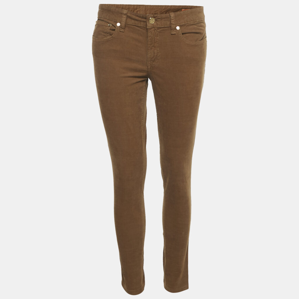 Tory Burch Brown Corduroy Skinny Ivy Pants M Tory Burch Brown Corduroy Skinny Ivy Pants M